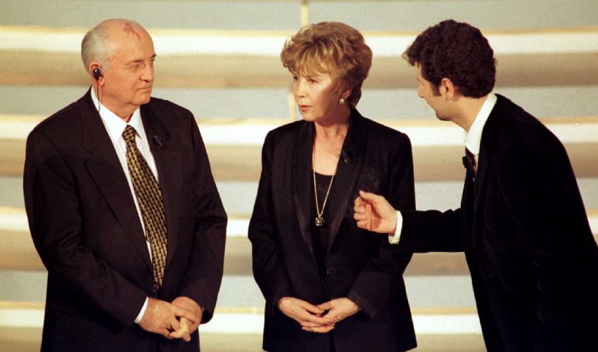Quando Gorbaciov partecipò con Raissa al Festival di Sanremo