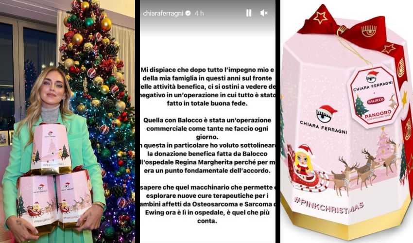 Chiara Ferragni multata per il pandoro benefico: le accuse e la difesa