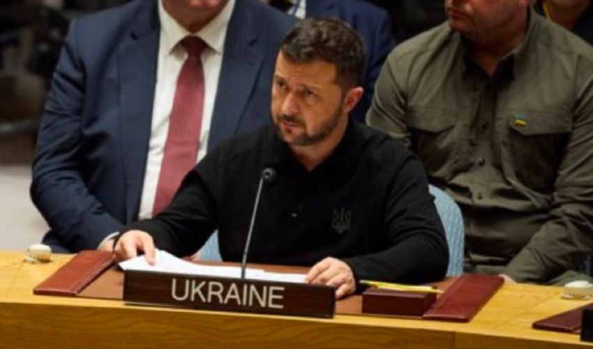 Il presidente Zelensky all’ONU: “Costringere la Russia alla pace”. 