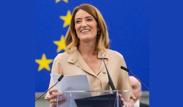 Roberta Metsola riconfermata presidente del Parlamento Europeo
